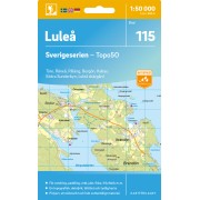 115 Luleå Sverigeserien 1:50 000